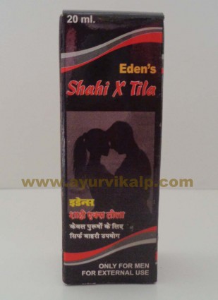 Eden Herbals, SHAHI X TILA, 20ml, For Men